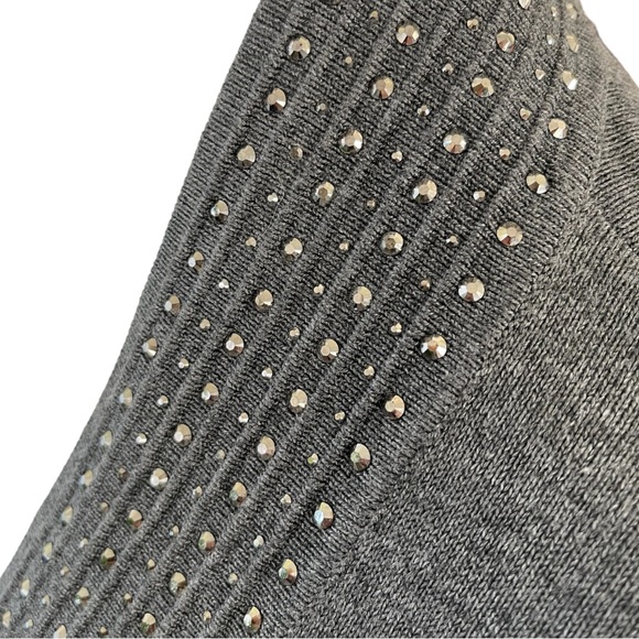 Love Forever Gray Cardigan Size Large - Picture 2 of 4